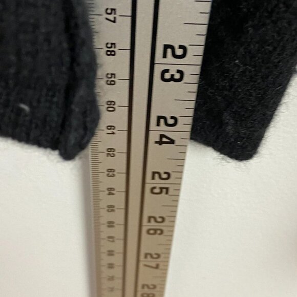 Vkoo 100% Cashmere Knit Sweater‎ V-Neck Black Size P or XS Long Sleeves Pullover - Picture 12 of 12